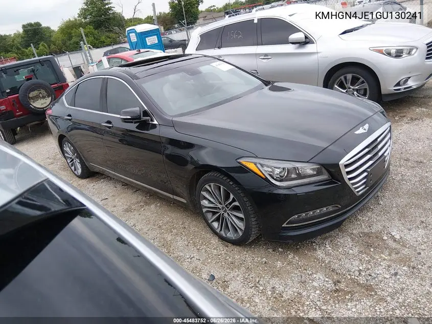2016 Hyundai Genesis 3.8 VIN: KMHGN4JE1GU130241 Lot: 45483752