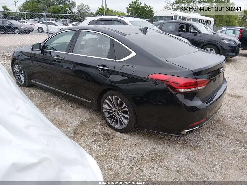 2016 Hyundai Genesis 3.8 VIN: KMHGN4JE1GU130241 Lot: 45483752