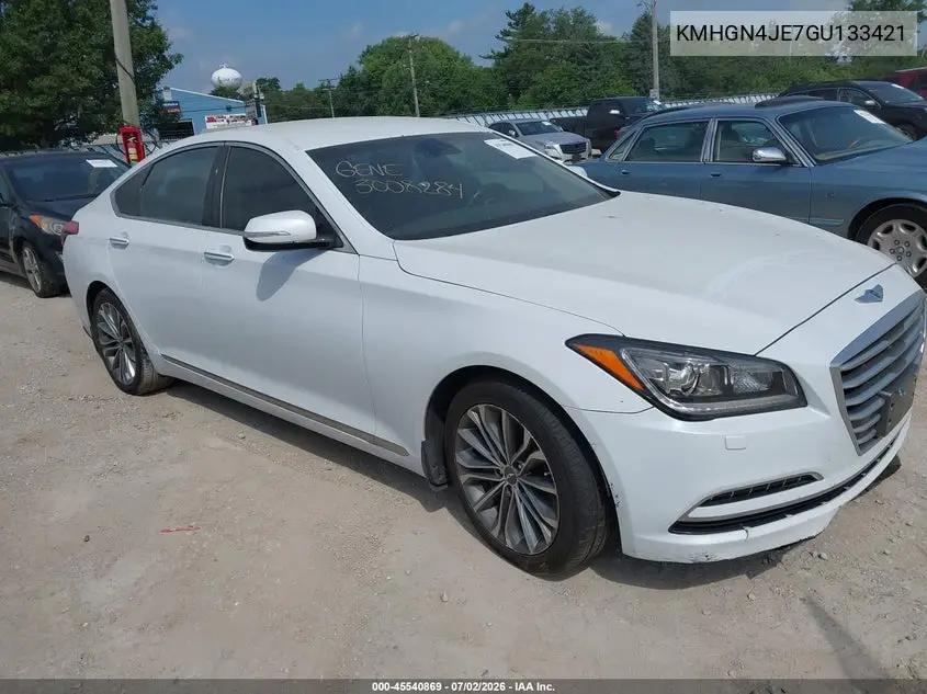 2016 Hyundai Genesis 3.8 VIN: KMHGN4JE7GU133421 Lot: 45540869