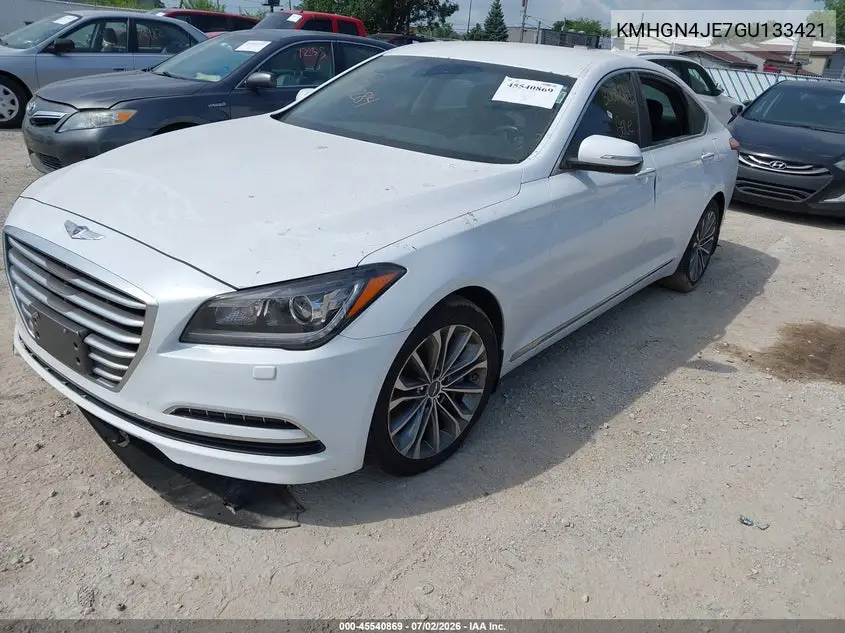 2016 Hyundai Genesis 3.8 VIN: KMHGN4JE7GU133421 Lot: 45540869