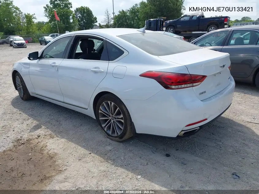 2016 Hyundai Genesis 3.8 VIN: KMHGN4JE7GU133421 Lot: 45540869