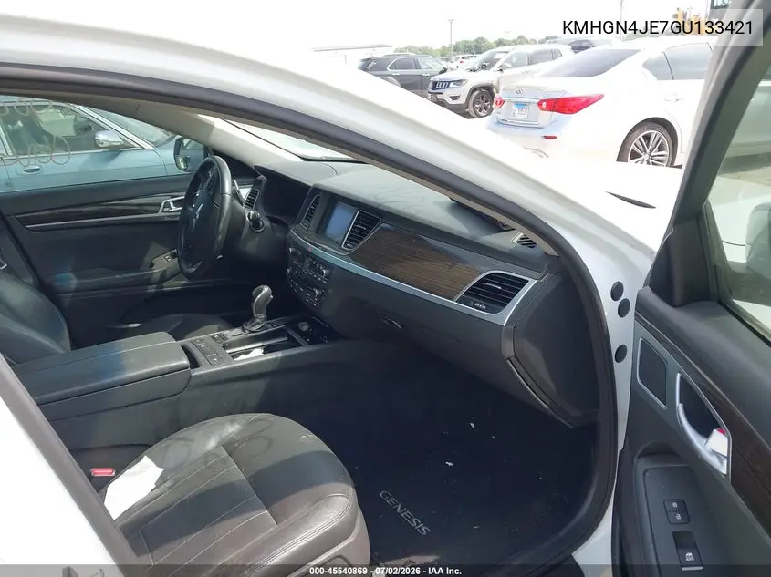 2016 Hyundai Genesis 3.8 VIN: KMHGN4JE7GU133421 Lot: 45540869
