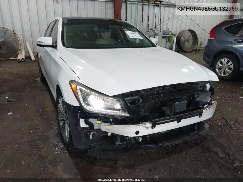 2016 Hyundai Genesis 3.8 VIN: KMHGN4JE6GU132969 Lot: 45564736
