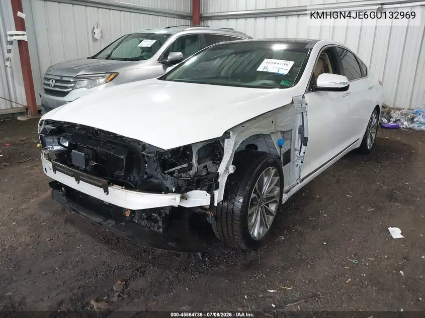 2016 Hyundai Genesis 3.8 VIN: KMHGN4JE6GU132969 Lot: 45564736