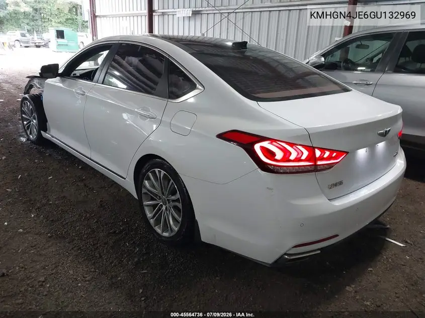 2016 Hyundai Genesis 3.8 VIN: KMHGN4JE6GU132969 Lot: 45564736