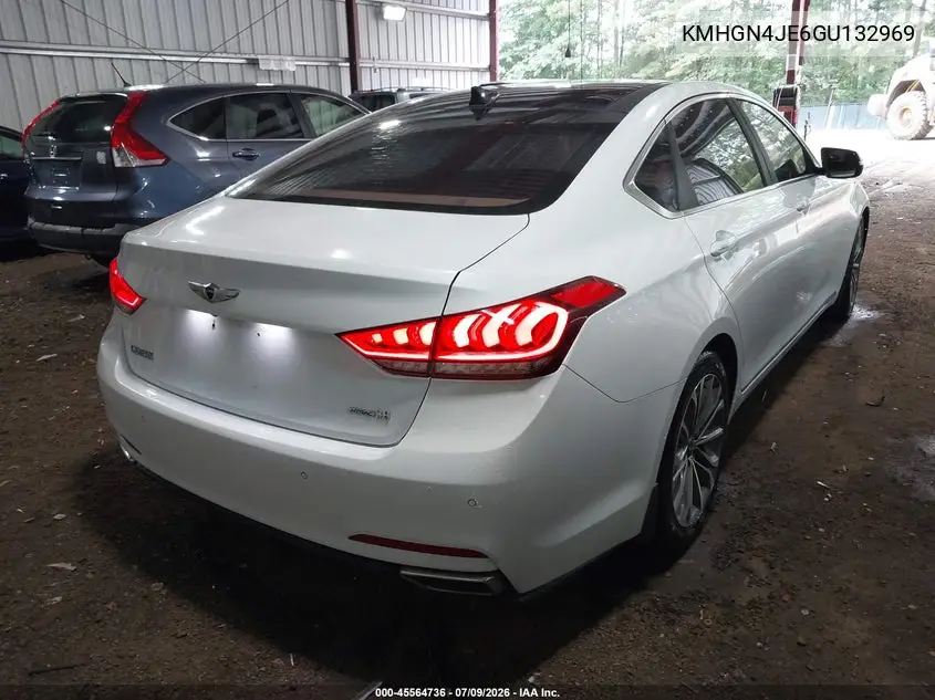 2016 Hyundai Genesis 3.8 VIN: KMHGN4JE6GU132969 Lot: 45564736