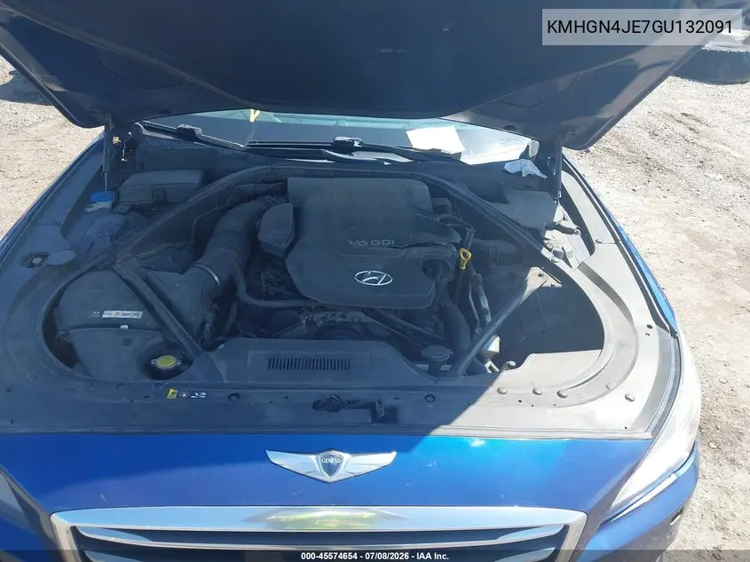 2016 Hyundai Genesis 3.8 VIN: KMHGN4JE7GU132091 Lot: 45574654