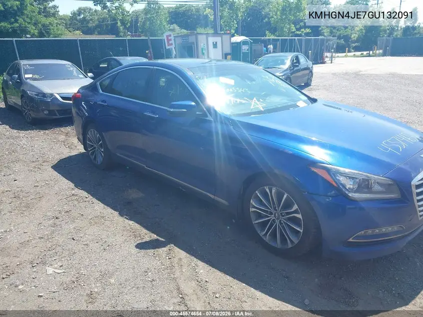 2016 Hyundai Genesis 3.8 VIN: KMHGN4JE7GU132091 Lot: 45574654