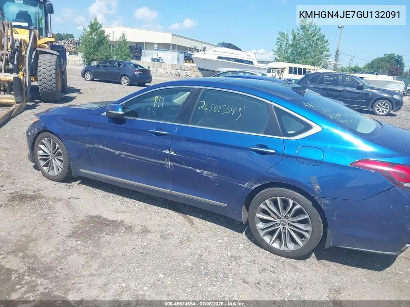 2016 Hyundai Genesis 3.8 VIN: KMHGN4JE7GU132091 Lot: 45574654