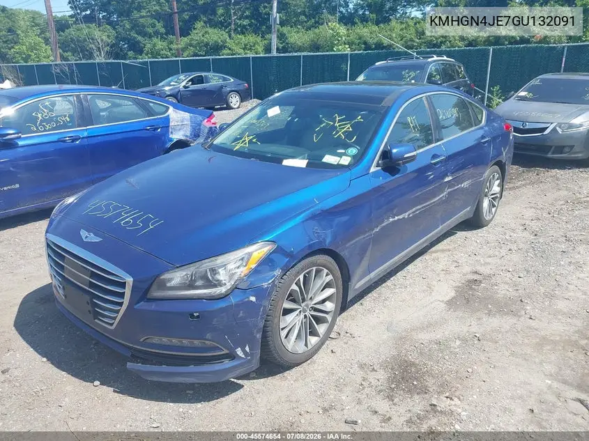 2016 Hyundai Genesis 3.8 VIN: KMHGN4JE7GU132091 Lot: 45574654
