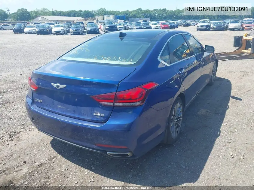 2016 Hyundai Genesis 3.8 VIN: KMHGN4JE7GU132091 Lot: 45574654