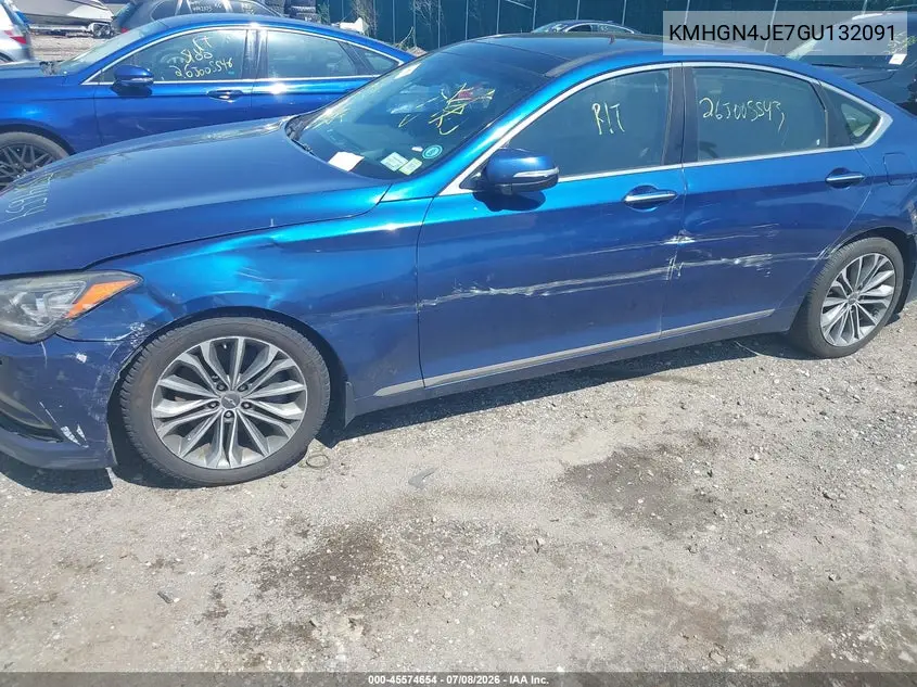 2016 Hyundai Genesis 3.8 VIN: KMHGN4JE7GU132091 Lot: 45574654