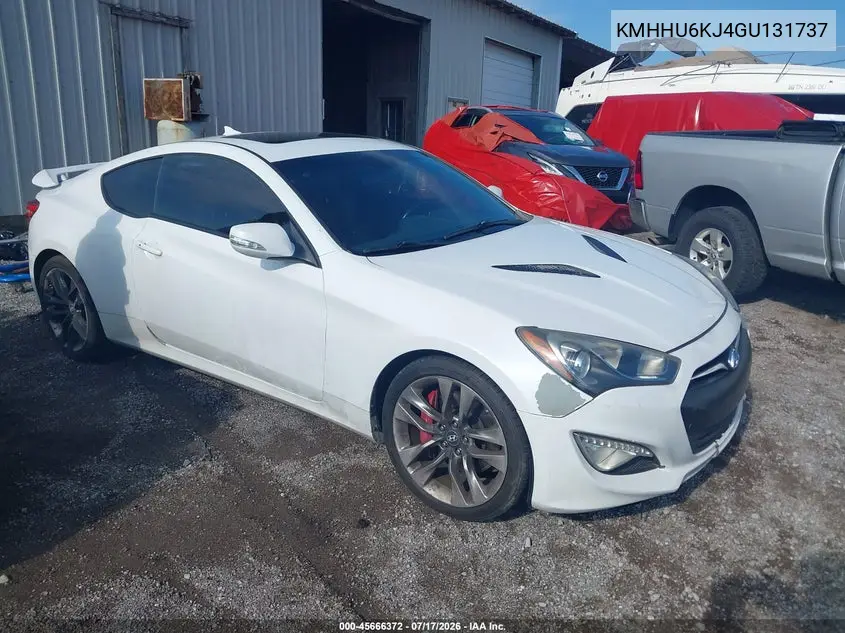 2016 Hyundai Genesis 3.8 Ultimate VIN: KMHHU6KJ4GU131737 Lot: 45666372