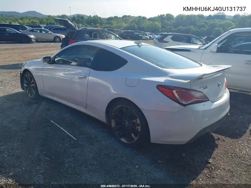 2016 Hyundai Genesis 3.8 Ultimate VIN: KMHHU6KJ4GU131737 Lot: 45666372