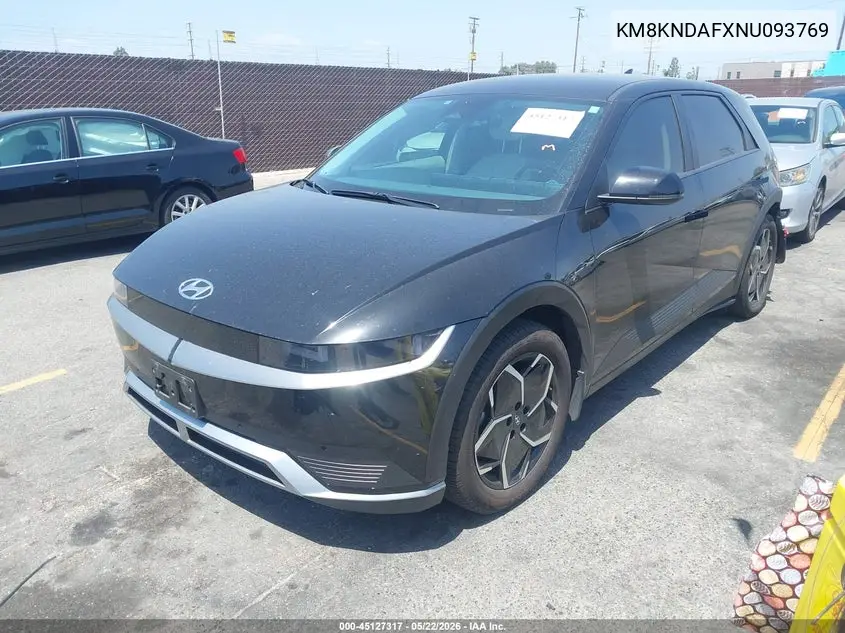 2022 Hyundai Ioniq 5 Sel VIN: KM8KNDAFXNU093769 Lot: 45127317