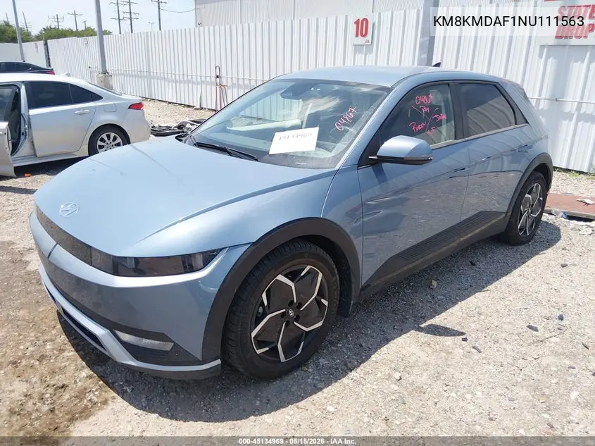 2022 Hyundai Ioniq 5 Se VIN: KM8KMDAF1NU111563 Lot: 45134969