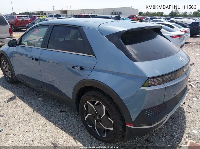 2022 Hyundai Ioniq 5 Se VIN: KM8KMDAF1NU111563 Lot: 45134969