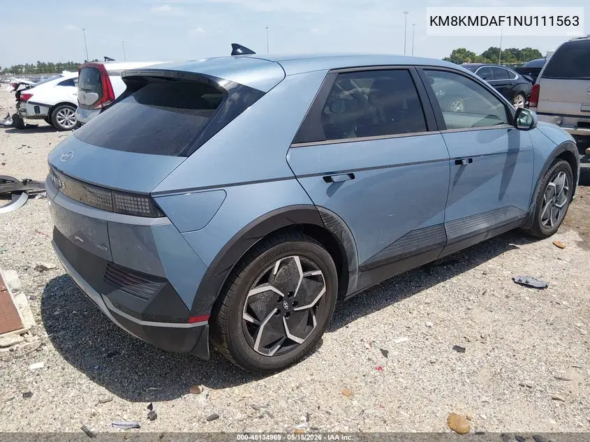 2022 Hyundai Ioniq 5 Se VIN: KM8KMDAF1NU111563 Lot: 45134969