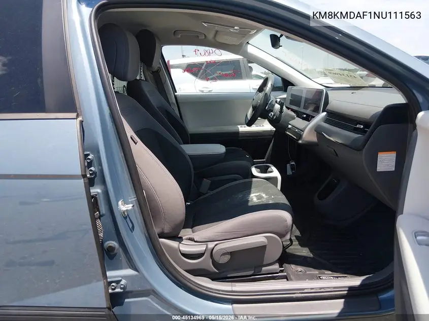 2022 Hyundai Ioniq 5 Se VIN: KM8KMDAF1NU111563 Lot: 45134969