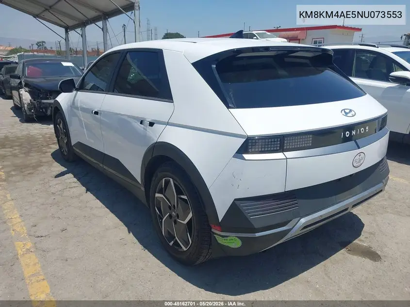 2022 Hyundai Ioniq 5 Se VIN: KM8KM4AE5NU073553 Lot: 45162701