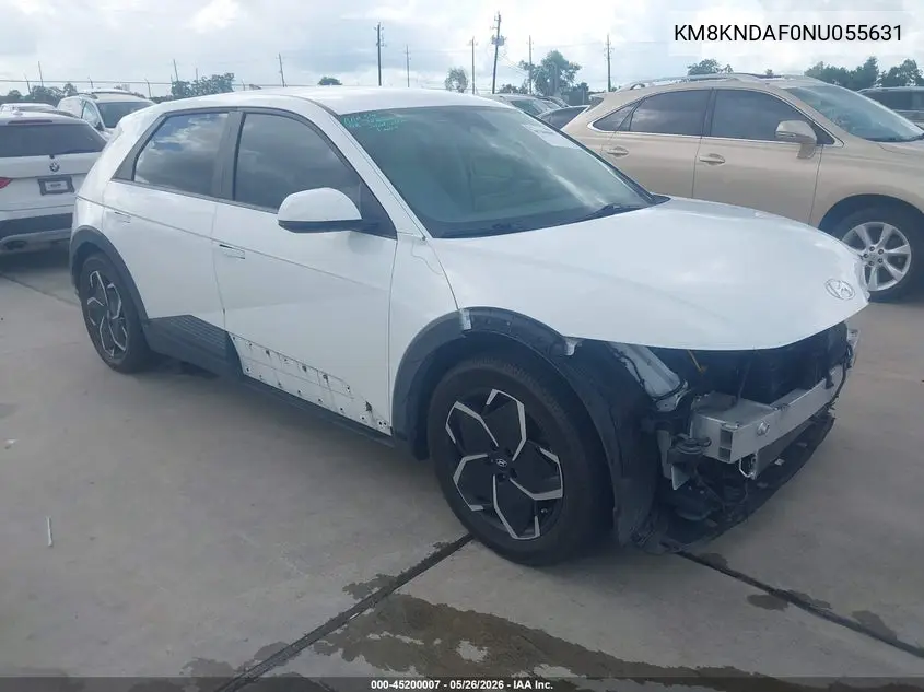 2022 Hyundai Ioniq 5 Sel VIN: KM8KNDAF0NU055631 Lot: 45200007