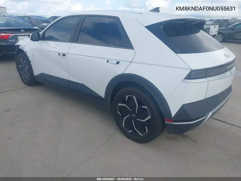 2022 Hyundai Ioniq 5 Sel VIN: KM8KNDAF0NU055631 Lot: 45200007