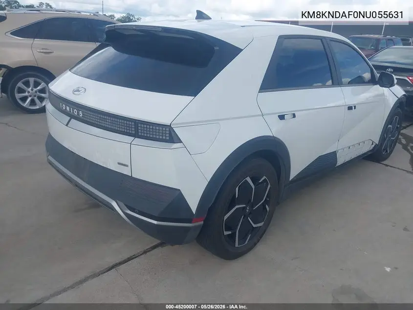 2022 Hyundai Ioniq 5 Sel VIN: KM8KNDAF0NU055631 Lot: 45200007