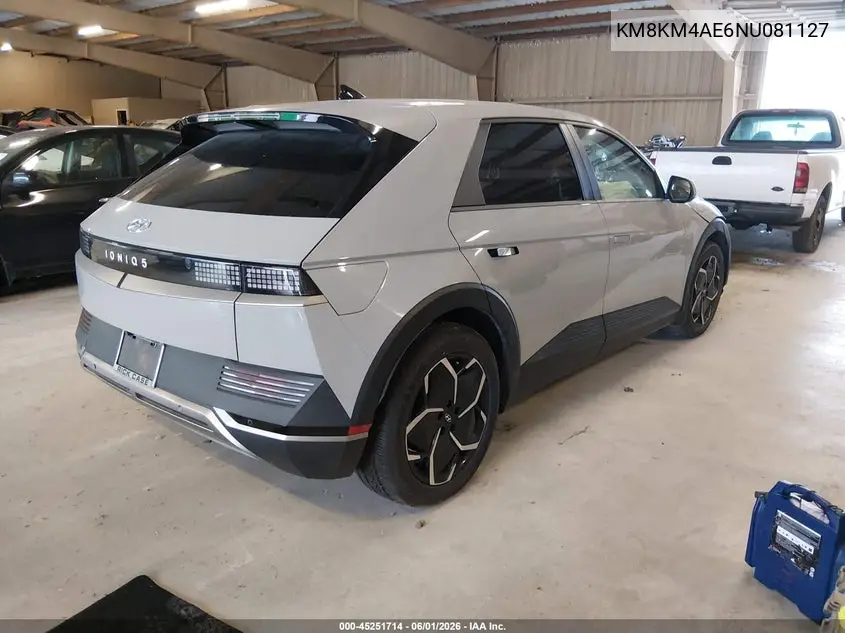 2022 Hyundai Ioniq 5 Se VIN: KM8KM4AE6NU081127 Lot: 45251714