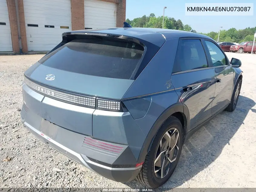 2022 Hyundai Ioniq 5 Sel VIN: KM8KN4AE6NU073087 Lot: 45309316
