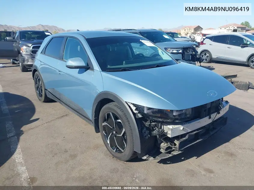 2022 Hyundai Ioniq 5 Se Standard Range VIN: KM8KM4AB9NU096419 Lot: 45330668