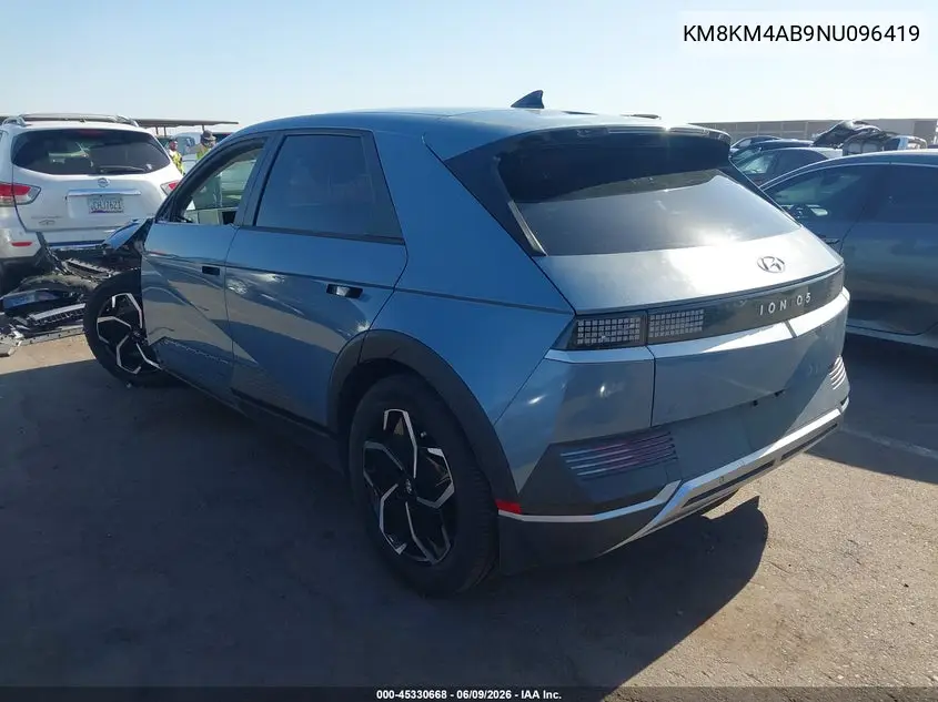 2022 Hyundai Ioniq 5 Se Standard Range VIN: KM8KM4AB9NU096419 Lot: 45330668