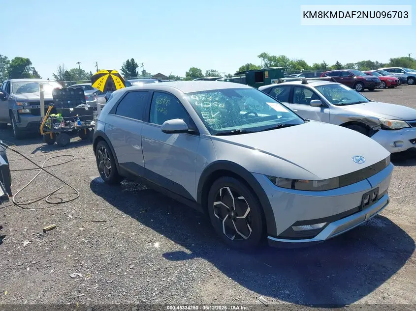 2022 Hyundai Ioniq 5 Se VIN: KM8KMDAF2NU096703 Lot: 45334250