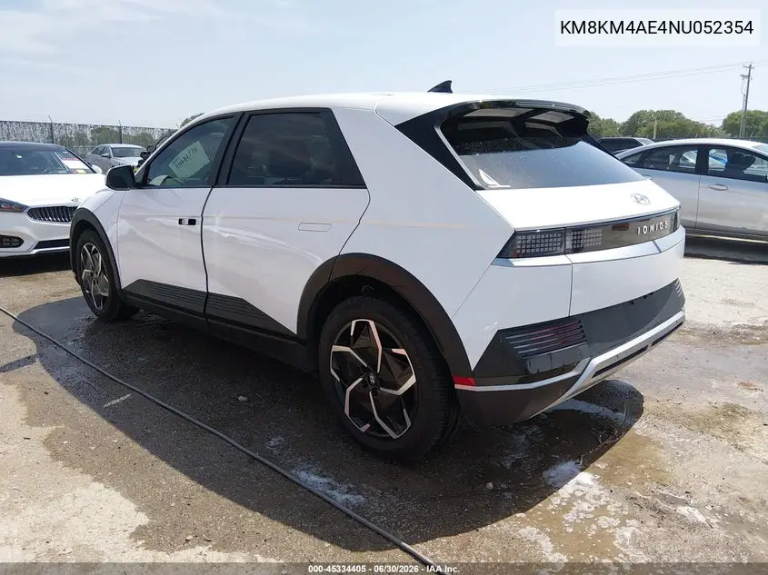 2022 Hyundai Ioniq 5 Se VIN: KM8KM4AE4NU052354 Lot: 45334405