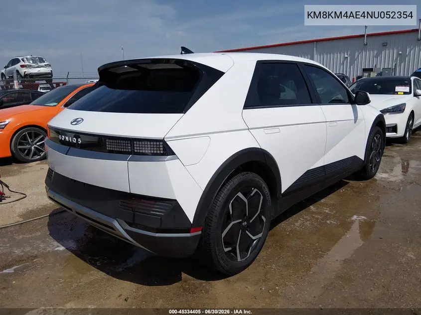 2022 Hyundai Ioniq 5 Se VIN: KM8KM4AE4NU052354 Lot: 45334405