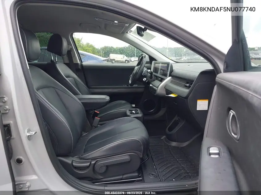 2022 Hyundai Ioniq 5 Sel VIN: KM8KNDAF5NU077740 Lot: 45433376