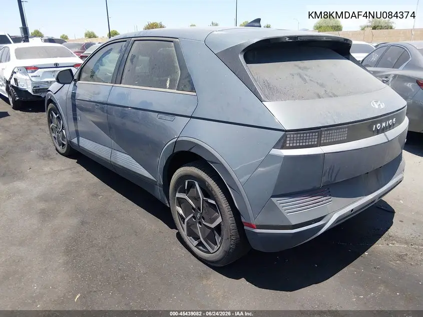 2022 Hyundai Ioniq 5 Se VIN: KM8KMDAF4NU084374 Lot: 45439082