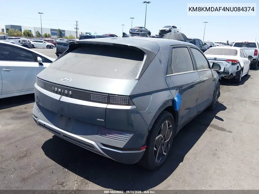 2022 Hyundai Ioniq 5 Se VIN: KM8KMDAF4NU084374 Lot: 45439082