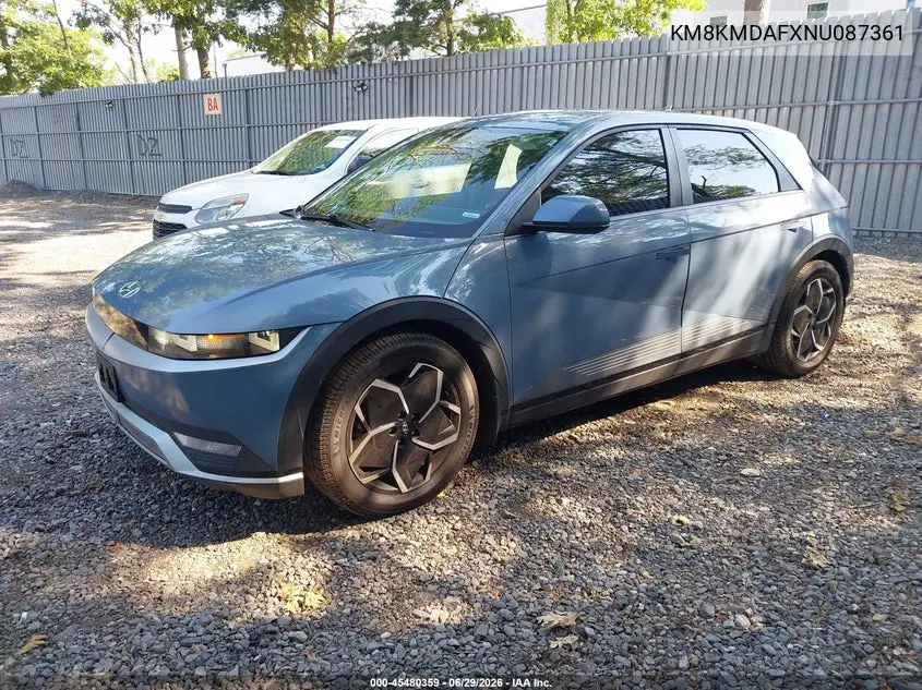 2022 Hyundai Ioniq 5 Se VIN: KM8KMDAFXNU087361 Lot: 45480359