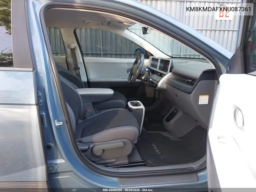 2022 Hyundai Ioniq 5 Se VIN: KM8KMDAFXNU087361 Lot: 45480359