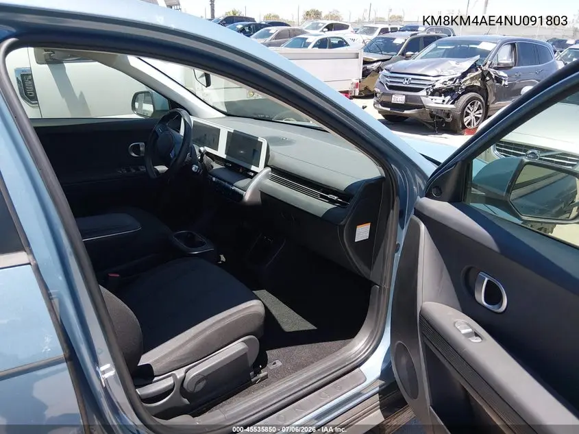 2022 Hyundai Ioniq 5 Se VIN: KM8KM4AE4NU091803 Lot: 45535850