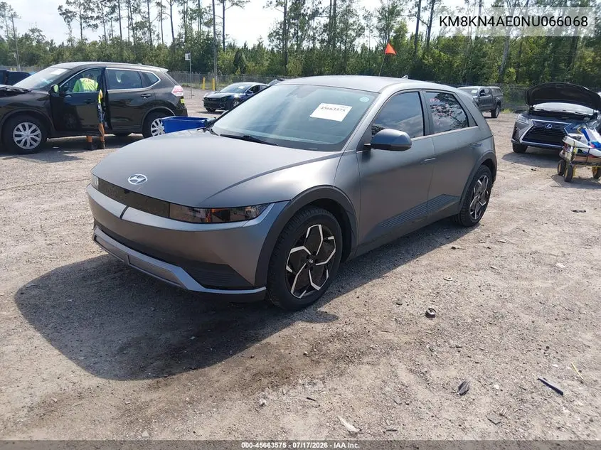 2022 Hyundai Ioniq 5 Sel VIN: KM8KN4AE0NU066068 Lot: 45663575