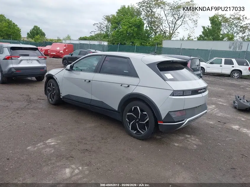 2023 Hyundai Ioniq 5 Sel VIN: KM8KNDAF9PU217033 Lot: 45052012