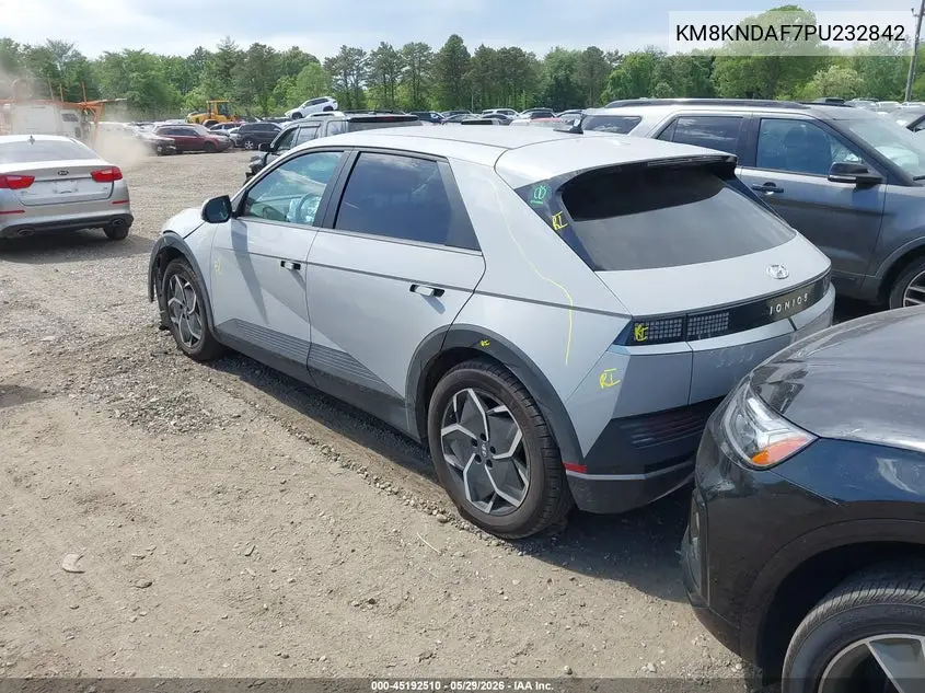 2023 Hyundai Ioniq 5 Sel VIN: KM8KNDAF7PU232842 Lot: 45192510