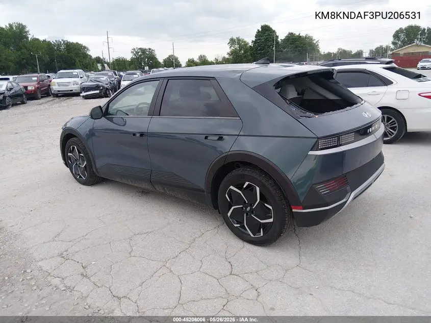 2023 Hyundai Ioniq 5 Sel VIN: KM8KNDAF3PU206531 Lot: 45206006