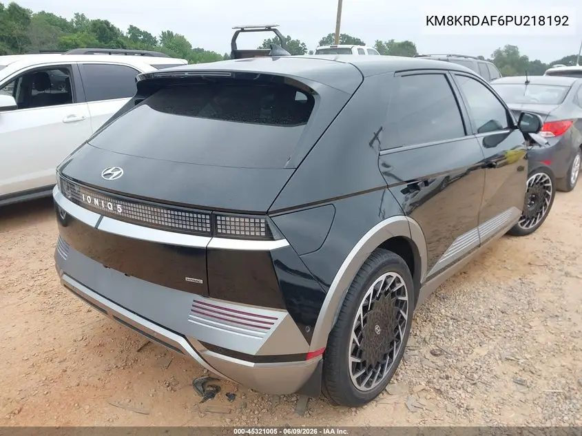 2023 Hyundai Ioniq 5 Limited VIN: KM8KRDAF6PU218192 Lot: 45321005