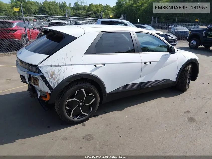 2023 Hyundai Ioniq 5 Sel VIN: KM8KNDAF9PU181957 Lot: 45345595