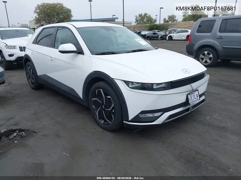2023 Hyundai Ioniq 5 Se VIN: KM8KMDAF8PU167681 Lot: 45494120