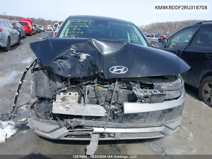 2024 Hyundai Ioniq 5 VIN: KM8KRDDF2RU318708 Lot: 12576996