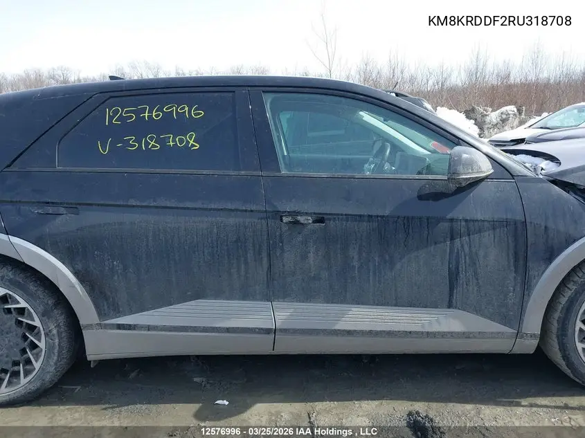 2024 Hyundai Ioniq 5 VIN: KM8KRDDF2RU318708 Lot: 12576996