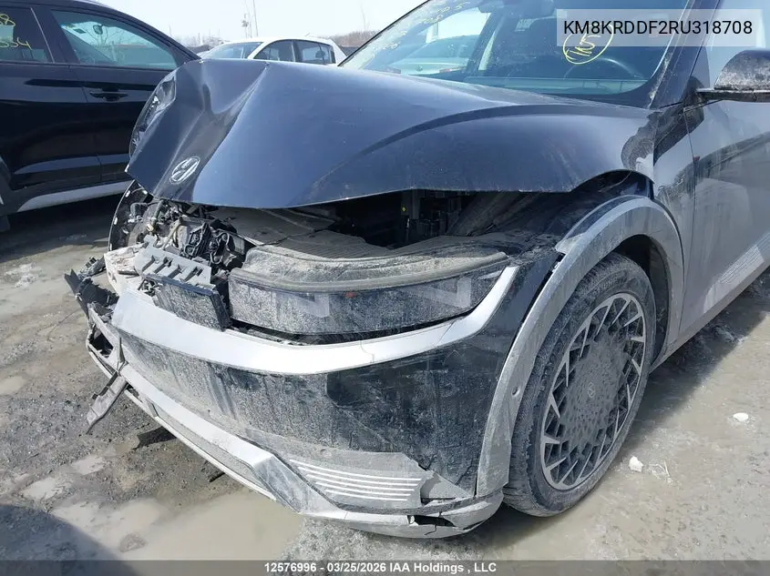 2024 Hyundai Ioniq 5 VIN: KM8KRDDF2RU318708 Lot: 12576996